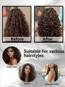 New Curl Defining Vented HairBrush, Shaping & Defining Curls For Women, Curly Hair Styling Brush For Combing And Shaping, Scalp Meridian Massage Comb, Hollowed Out Teeth, Soft Teeth, Reduces Pulling And Curl Separation, Defines Curls