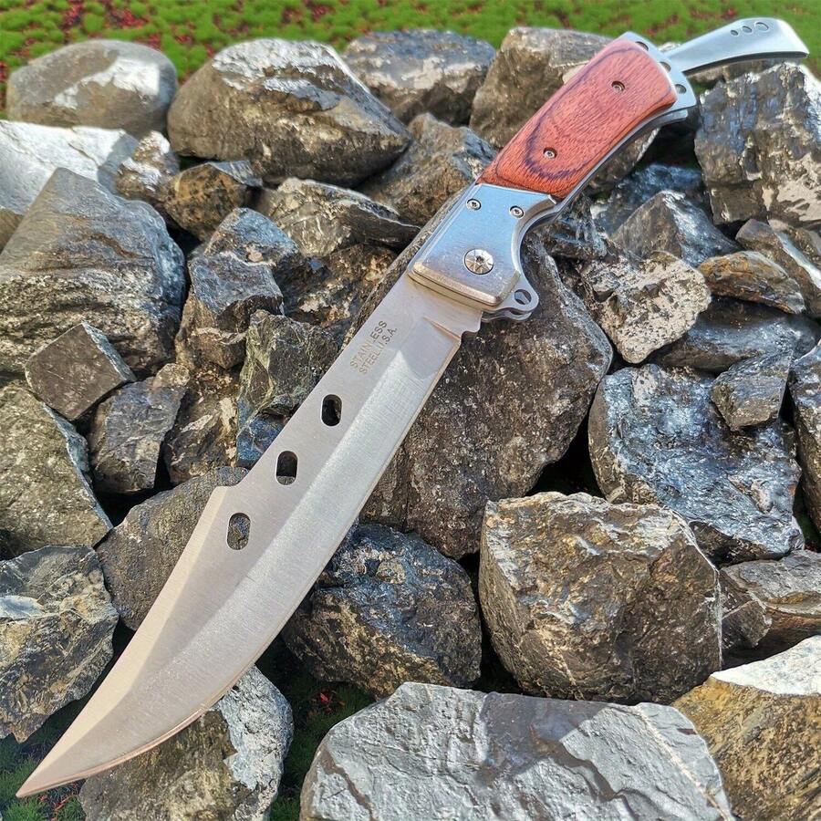 Stainless Steel Folding Tool For Mountaineering Diving And Jungle Combat Defense - 1 cái - Xem 1