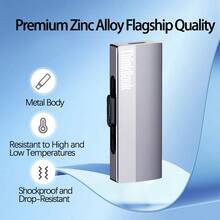 Lenovo 硬碟BU210 Type-C/USB3.2雙模 2000MB/s有線傳輸 手機電腦平板三端互聯 金屬抗震 行動辦公室/攝影剪輯神器 銀灰色 - 銀灰色 - 查看 5