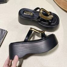 Women Home Slippers - 黑色 - 查看 13