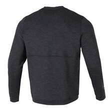 Under Armour Men's UA Meridian CW Crew Sweatshirt, Casual Everyday Fitness Training Sports Long Sleeve Pullover Pullover Sweatshirt 1379667-001 - Black - View 2