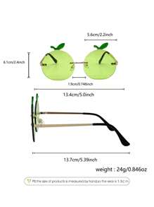 decorativas con forma de naranja, diseño de fruta, con accesorios de metal, adecuadas para mujeres con forma asimétrica