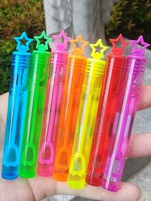 12/24/48/60支迷你泡泡管，彩色泡泡棒，卡通造型手动泡泡吹制工具，派对/婚礼/生日氛围装饰，青少年泡泡玩具（不含泡泡液） - 彩色 - 查看 6