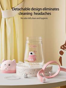 1个240毫升可爱卡通造型儿童水杯，萌趣婴儿训练杯，高品质防漏防摔材质，配有舒适手柄和重力球，适合6个月以上宝宝，居家、户外、幼儿园均可使用，节日礼物之选。 - 汪先生粉 - 查看 7