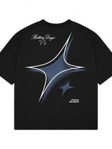 Different Star T-Shirt Big Blue Unisex 100% Cotton Streetwear New Release Shipping Various Colors!! PLUS SIZE
