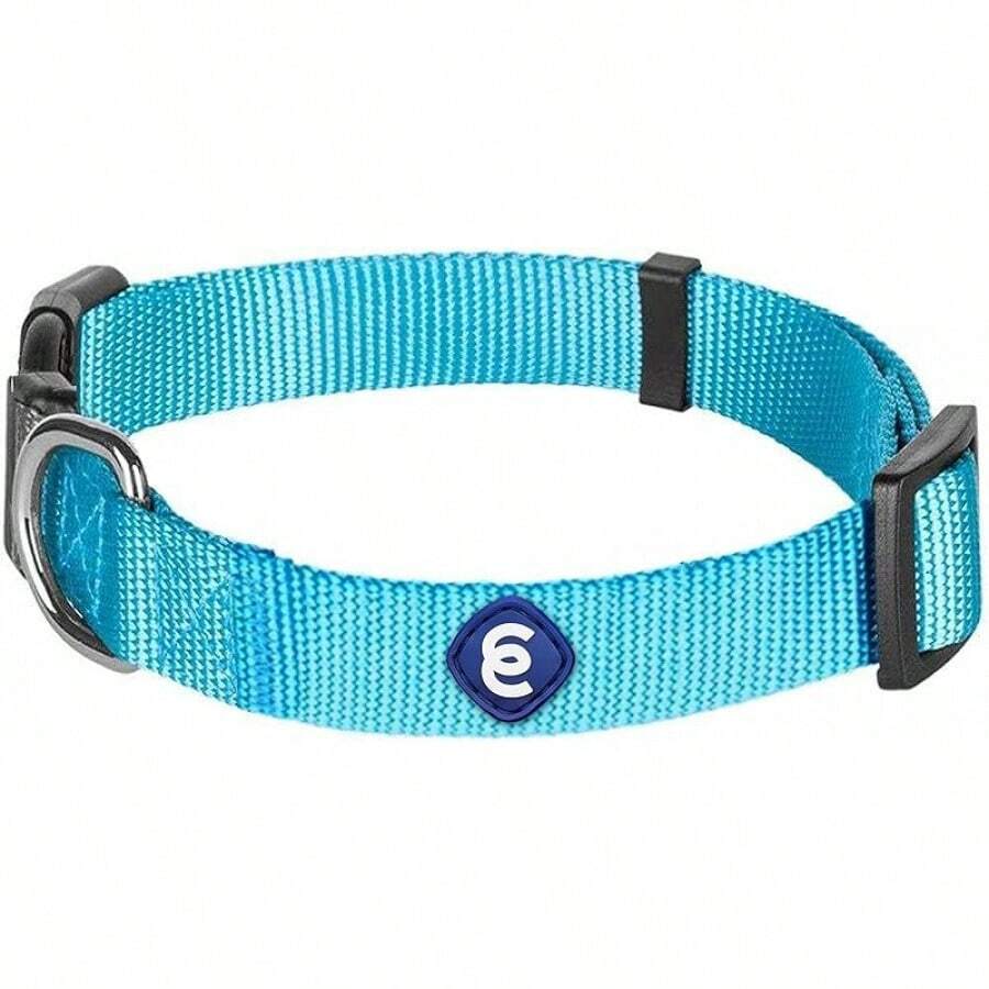 Collar para perros pequeños Blueberry Pet Essentials en Very Berry | Correa de nylon ajustable y ecológica duradera | Collar Clásico para Perros Pequeños, Mascotas Machos y Hembra - Turquesa - Ver 1