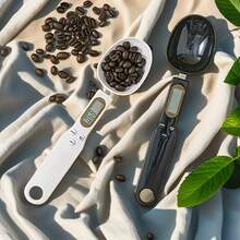 1pc High Precision Multifunction Electronic Measuring Spoon, 500g/0.1g Digital Kitchen Scale With LED Display, Portable Compact Food Scale For Pet Food, Tea, Milk Powder, 1-Touch Tare/Zero Calibration, Detachable Spoon And Hook, Auto Lock, Multi-Unit Conversion (G/Oz/Lb), Large LCD Display - Multicolor - View 3