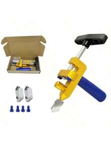 2 In 1 High Strength Portable Ceramic Tile Glass Cutter Opener, Ntegrated Handheld Boundary Home Glass Cutter Tile Glass Tile Cuttter With 3 Tungsten Steel Blade, 2-In-1 Manual Tile Cutter Tool With Breaking Pliers, Glass Cutter Hand Tool For 3-15mm Ceramic Tiles, Glass, Mirror, Home DIY Tool Kit - Multicolor - View 14