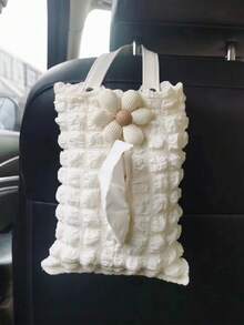 车载纸巾袋汽车用纸巾盒车内挂式多功能纸巾袋汽车前后排纸巾盒