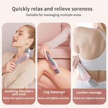 Handheld Vibration Massager, Portable Electric Massage Stick, 5 Levels Of Intensity, Suitable For Neck, Back, Shoulders, Waist, Legs And Feet, Relieves Neck, Back, Leg And Waist Pain,Suitable For Home Use And As Holiday Gifts - Multicolor - View 5