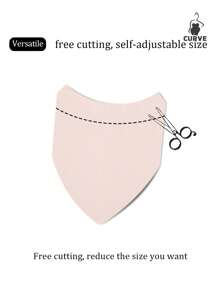 10/20 Peças Remendo Não Tecido em Forma de V para Coxa, Remendo Invisível e Sem Costura Anti-Atrito para Legging da Coxa