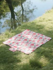 1 件装防溅垫，适用于地板、高脚椅下、防水、可机洗婴儿喂食桌布、便携式野餐垫