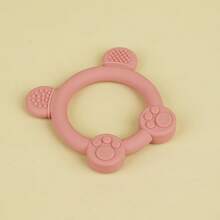 硅胶婴儿牙胶，3D凸点按摩出牙棒，6个月以上咀嚼玩具，0-6个月防吞咽抓握设计出牙玩具，易于清洁，持久柔软，适合牙龈