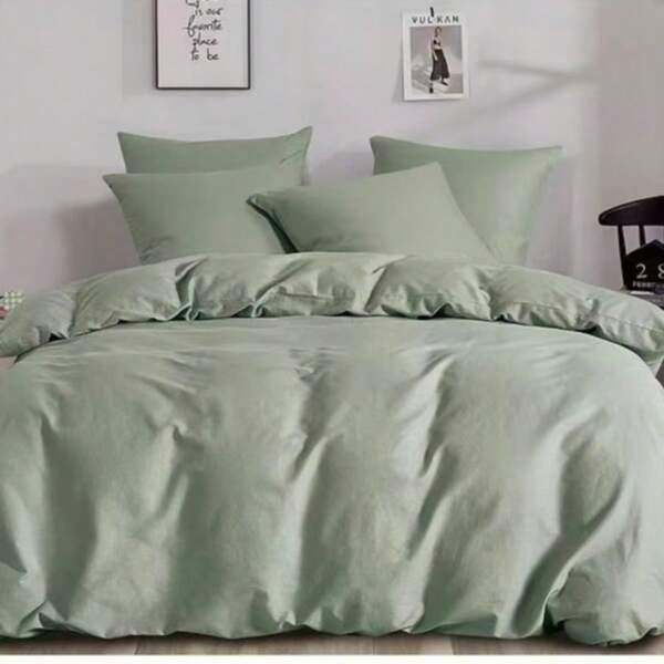 3 Stücke/Set 100% Baumwoll Bettbezug & Kissenbezug Set, geeignet für alle Jahreszeiten