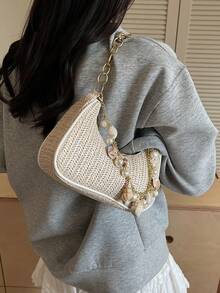 2025新款手工个性别致小手提包，春季时尚单肩包/腋下包