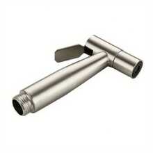 Stainless Steel Handheld Bidet Sprayer (Single Hand Sprayer/Or Complete Bidet Sprayer Set) - Modern High Pressure Toilet Faucet, Brushed Metal Finish, No Batteries Or Electricity Required, Handheld Bidet Sprayer, Single Hole Mount Bathroom Bathroom Accessories Bathroom Tools