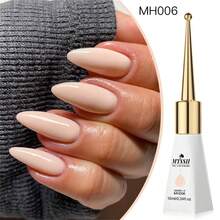 Mtssii 10ml 8PCS/Set Nude Nail Gel Polish Set Spring Summer Hot DIY Nail Art Design All For Decoration Nail Supplies Soak Off UV Gel Long Lasting Manicure Painting Gel Varnish Kits For Women Gifts - Multicolor - View 8