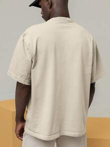 Oversized Streetwear T-Shirt Yeshua Jesus Salvation Messiah Gospel REF 7214 VEST NERD - 卡其色 - 查看 9