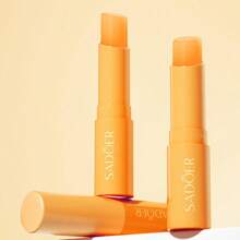 Bálsamo labial hidratante con vitamina C con Vitamina E SADOER para labios secos 2.7 gramos - Naranja - Ver 4