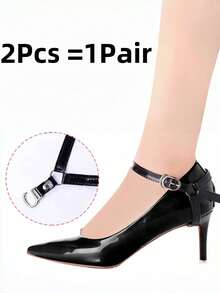 2 Cái/Cặp Dây Giày Gót Cao Chống Rơi Hình Tam Giác Cho Nữ Giày Cao Gót Khóa Giày Không Cần Lắp Đặt Thời Trang Và Thiết Thực - Nhiều màu - Xem 11