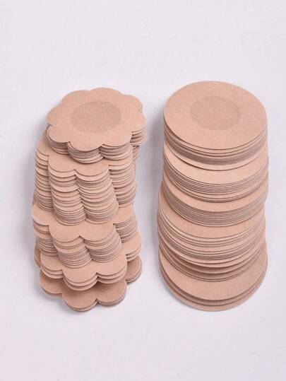 200片装一次性乳贴，无缝透气自粘隐形文胸，女士内衣及内衣配件，低胸晚礼服，文胸，内衣配件，防止暴露的乳贴，婚礼摄影用品，婚礼服装配件