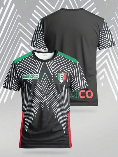 Camiseta de fútbol de edición especial de México y camiseta deportiva casual para hombres, cómoda y deportiva, adecuada para partidos, entrenamientos, uso diario y regalo de vacaciones