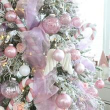 10 Pcs Clear Christmas Ball Ornaments, Champagne Gold Shatterproof Decorative Hanging Ball Ornament With Stuffed Delicate Decorations, Xmas Tree Balls For Christmas Holiday Party