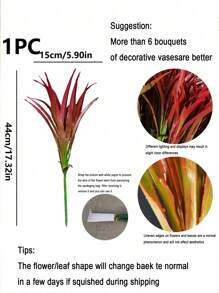 1/3/5pcs Artificial Grass Fake Plant UV Resistant Greenery Plastic Plants Home Garden Windowsill Decoration, Dining Room, Bedroom, Wedding Birthday Party Flower , Valentine's Day Gifts, Christmas, Thanksgiving, Halloween Indoor/Outdoor Holiday Decor, Photography Spring And Summer Seasonal Decoration Outdoor Simulation Greener