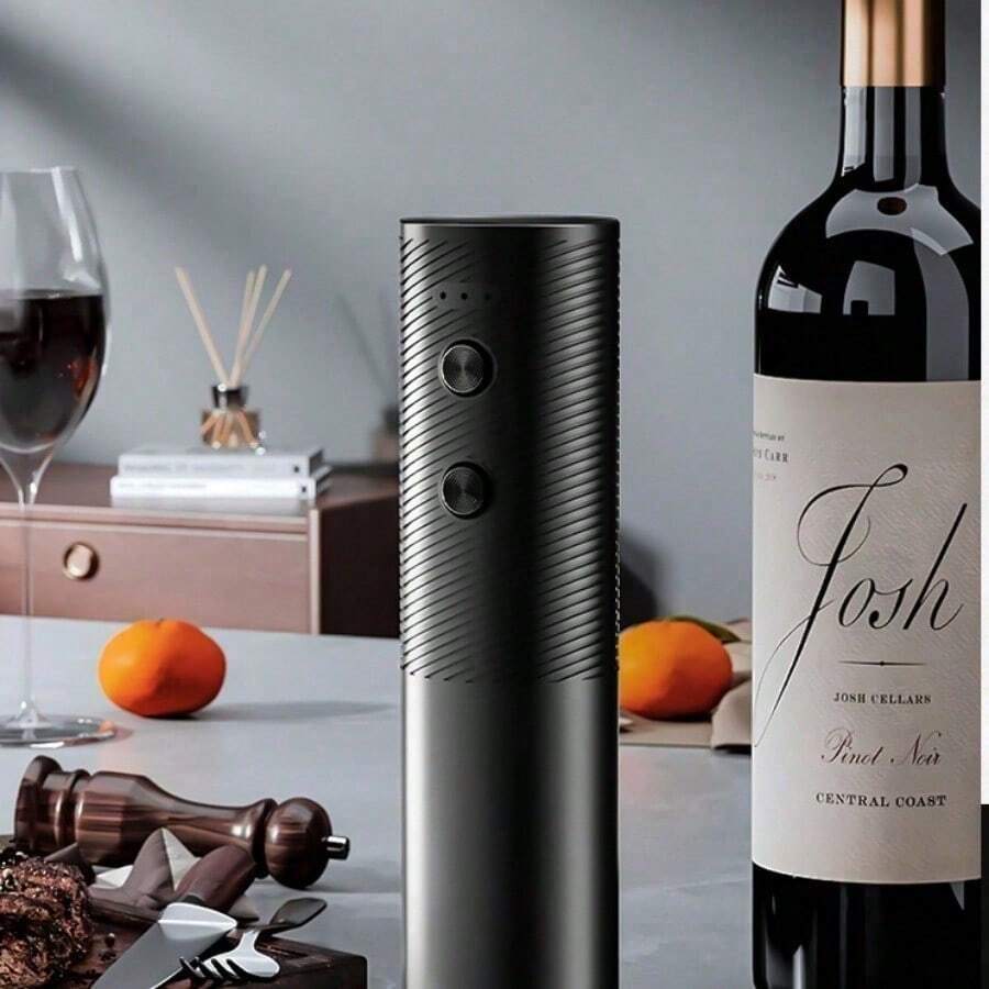 Electric Wine Opener, Automatic Red Wine Bottle Opener, Rechargeable Type-C Cordless Wine Accessory, Gift For Family & Friends