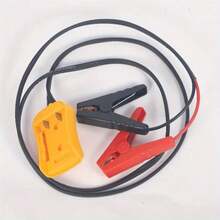 DeWalt Battery-Compatible Cable Clamp & 12AWG Portable Car Booster Cable For Tool Starting Batteries - No Battery Included - Black - View 1