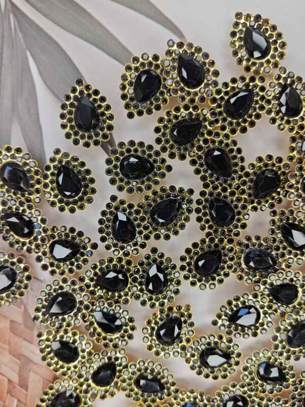 20 piezas de 16*20 óvalos de gota de veneciano cosidos para la decoración de ropa, sombreros, zapatos y bolsos