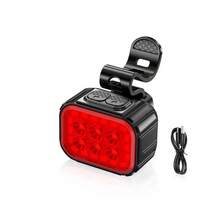 NetHong Mountain Bike Lights USB Rechargeable Bicycle T6 LED Torch Front Rear Lamp Set