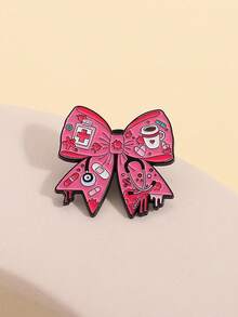 Broche con diseño de estetoscopio y lazo, un regalo de graduación perfecto para médicos internos y enfermeras, accesorio lindo para trabajadores de la salud - Rosa Fucsia - Ver 5