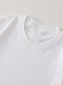 Maglietta estiva da uomo in misto cotone, casual a girocollo, tessuto a maglia con microstretching, design stampato, vestibilità regular, t-shirt a maniche corte traspirante per abbigliamento casual
