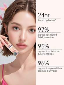 CATKIN 变色润唇膏，超级保湿天然润唇霜，富含维生素E，滋养干裂双唇，C20 石榴红珠光色 - C20 Garnet Mirage - 查看 6