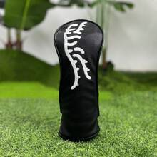 Funda clásica negra para cabezal de palo de golf: un accesorio de golf duradero, impermeable y que proporciona la mejor protección para tu palo de golf.