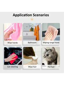 1 包干发巾，带纽扣的干发巾，超强吸水超细纤维卷发巾，女童速干发巾，超细纤维干发巾，宿舍用品，返校化妆工具，学生返校好物，返校用品，旅行度假必需品，女士发饰 - 彩色 - 查看 7