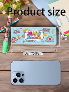 Borrador personalizado para pizarra blanca de profesor, borrador de pizarra negra personalizado, regalo de apreciación al maestro, borrador de maestro con nombre, regalo para maestros - Multicolor - Ver 6