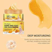 Mặt nạ tẩy tế bào chết cho chân và tay 100g, chứa chiết xuất sữa, dưỡng ẩm và nuôi dưỡng da, mang lại làn da mịn màng và mềm mại. - Màu vàng - Xem 13
