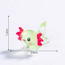 10/20/30 pezzi Minuscole figure in resina di Axolotl, miniature di animali Axolotl in resina, ornamenti per mini giardino, decorazioni per la casa, modelli di animali per adolescenti (colore casuale)