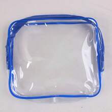 Large Toy Storage Bag, Multi-Purpose Zipper Transparent PVC Waterproof Travel Case For Blocks, Puzzles, Student Books, Toiletries, Cosmetics, Square & Rectangular, Plastic Material, Suitable For Home & Travel Organization, Valentine's Day & Wedding Gifts - Multicolor - View 11