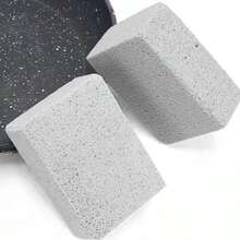 1 Set Stainless Steel Grill Grate With Scraper | Grill Rack, Oven Rack And Cooking Grill Cleaning Stone Cleaning Brush, Suitable For Powerful Grill Cleaning, Post-Grilling Cleaning, Fit For Camping Grill Plate Grate Grill Dirt Removal, Rust Iron Plate Cleaner Used For Cleaning Anti-Rust Grill, Smoker And Kitchen Deep Cleaning Tool - Essential Outdoor Cooking Accessory - Multicolor - View 5