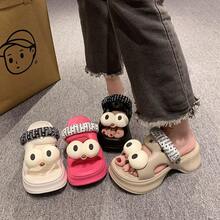 Women Heeled Sandals - 卡其色 - 查看 4