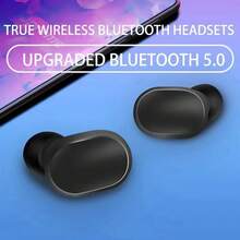 Original TWS Wireless Bluetooth Earphones With Microphone, In-Ear Design, Noise Proof, Compatible With All Smartphones - Blue - View 6