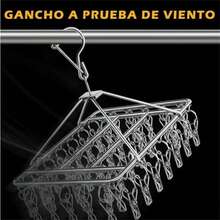 30/40 Clotheslines For Baby Clothes, Panties, Underwear, Foldable Stainless Steel - Silver - View 7