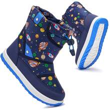 Winter Snow Boots For Toddler Boys And Girls - Blue - View 2