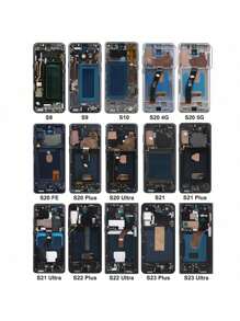 Screen Compatible With Samsung Note10Plus, Note10+, N975F, N975U, N9750, N975U1, N975W, N975N, N975X, SCV45/ Note20U, Note20Ultra, Note20Ultra 5G, N986/S20Plus, S20+, G985, G985F, G985F/DS, S22Ultra, S23Ultra, S24Ultra, S21, S21Plus, S22, S22Plus, A20/A30/A30S/A50/A50S/A715/ A736 OLED Quality LCD Screen, Free Tools, Tempered Glass Screen Protector And Back Cover Included