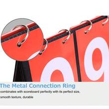 2-Digit Scoring Board, 3-Digit Basketball Scoreboard, 4-Digit Ping Pong Flip Score Board, Portable Tabletop Flip Scoreboard For Various Sports - Multicolor - View 4