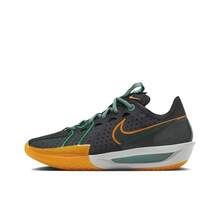 Nike Air Zoom G.T. Cut 3 EP Low-Top Basketball Shoes, Unisex, Black-Orange-Green - Black Orange Green - View 1