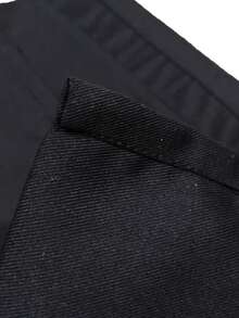Mandil Corto Mesero Cantinero Con Bolsas Medio Delantal Gabardina 80% Algodón - Negro - Ver 5